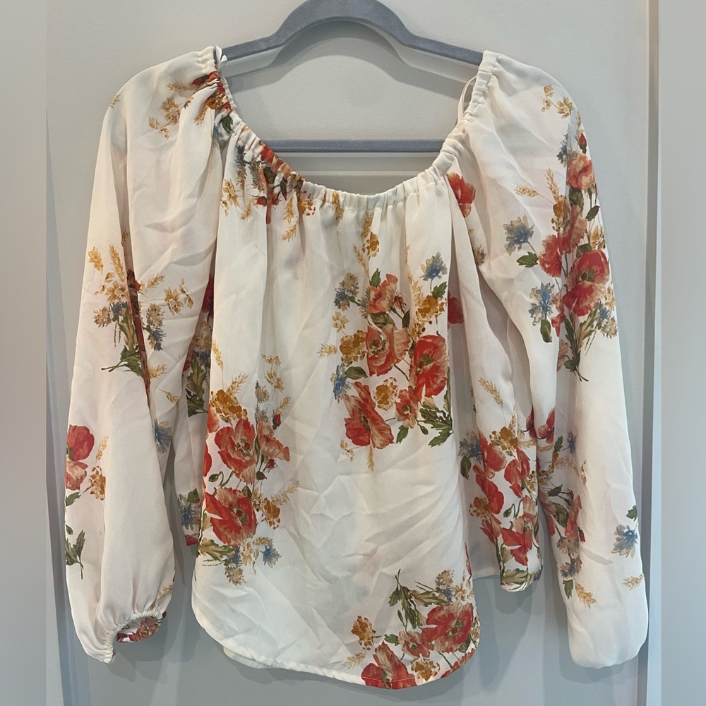 Forever 21 Floral Print Blouse